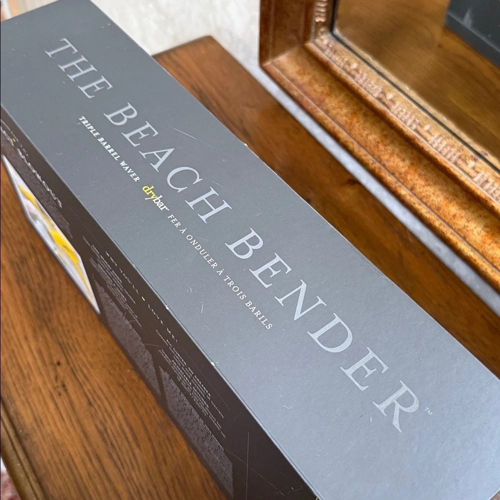 Drybar Triple Barrel Waver-The Beach Bender. Yellow. Digital temperature control
